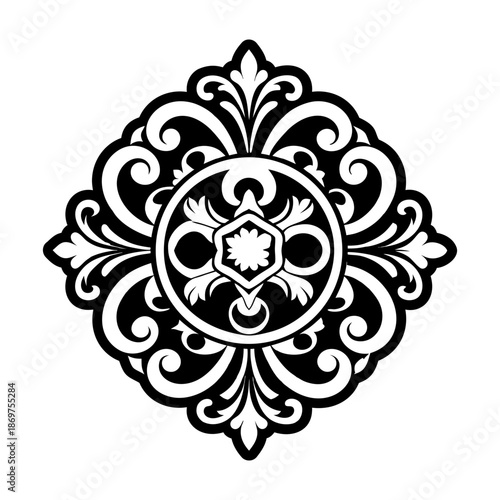 Antique Brooch Glyph Style Icons