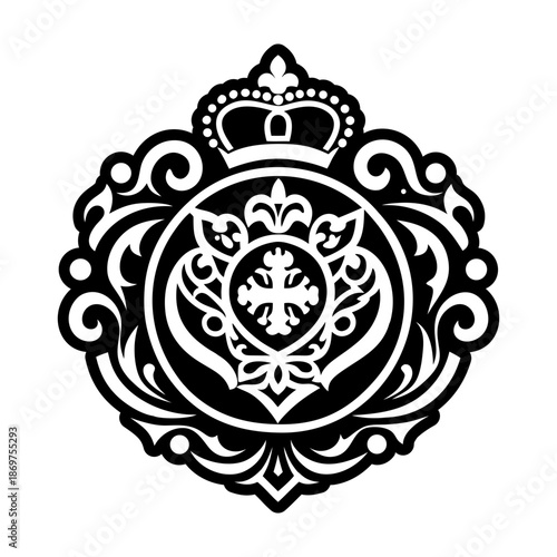 Antique Brooch Glyph Style Icons