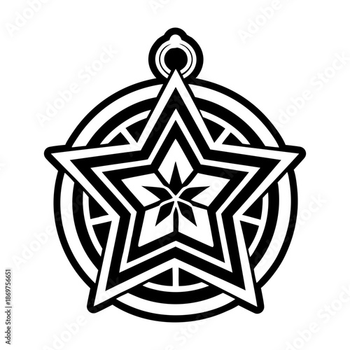 Glyph Style Antique Pendant Logos