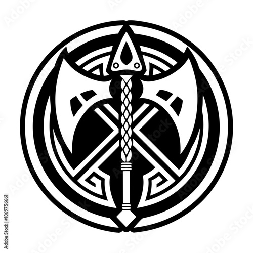 Glyph Style Antique Pendant Logos