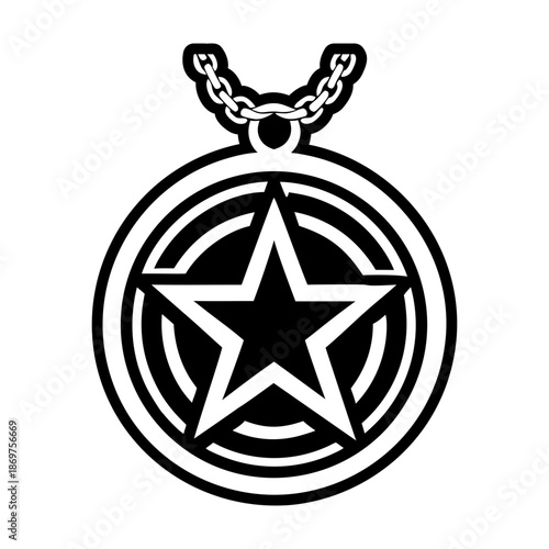 Glyph Style Antique Pendant Logos
