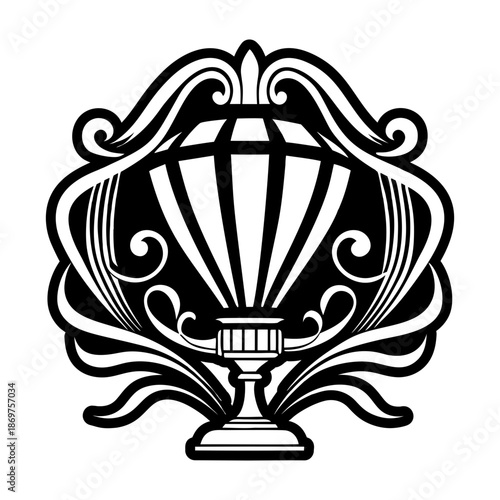 Glyph Style Baroque Logo