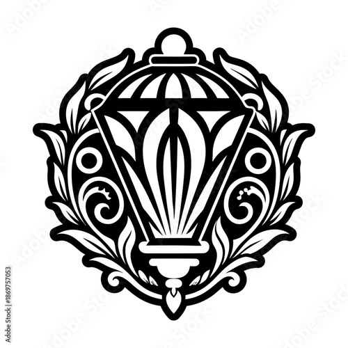 Glyph Style Baroque Logo