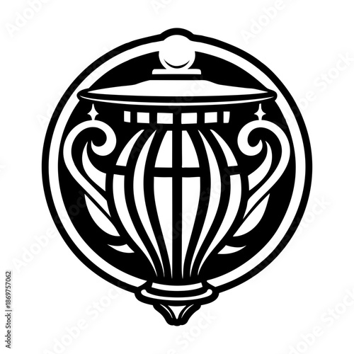 Glyph Style Baroque Logo