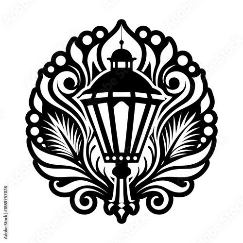 Glyph Style Baroque Logo