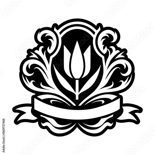 Glyph Style Baroque Logos