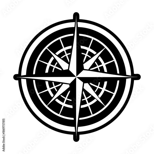 Compass Glyph Style Logos
