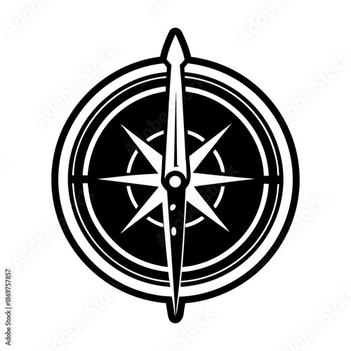 Compass Glyph Style Logos