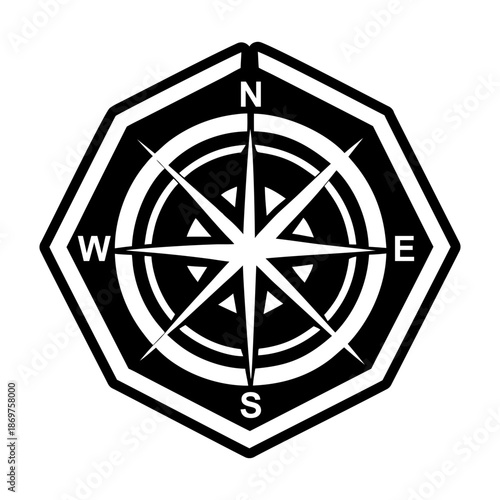 Compass Glyph Style Icons 
