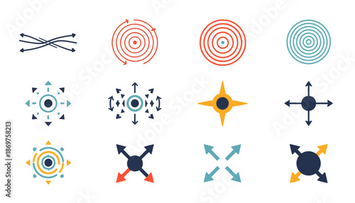 Abstract Natural System and Energy Cycle Vector Symbols