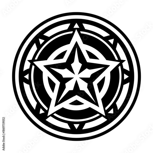  Medallion Glyph Style Icon