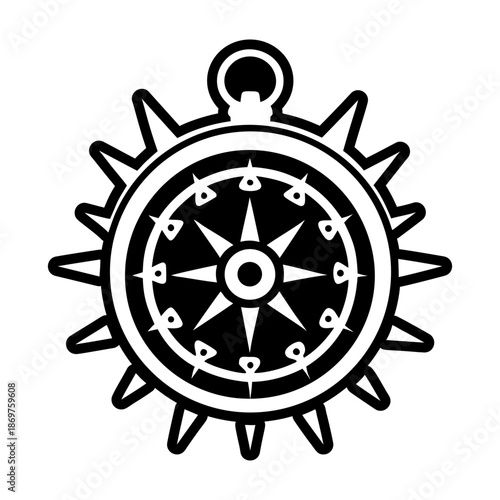 Pocket Watch Glyph Style Logos