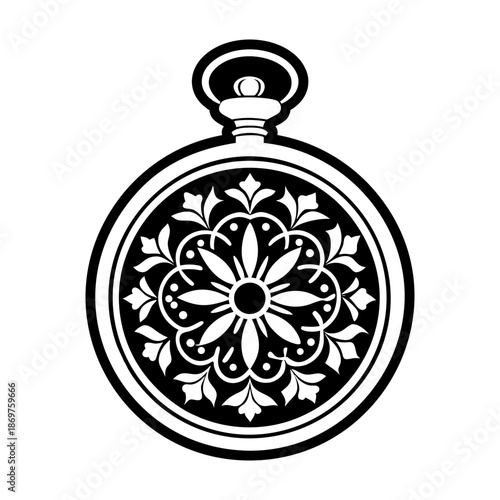 Pocket Watch Glyph Style Symbols