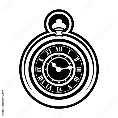 Pocket Watch Glyph Style Symbols