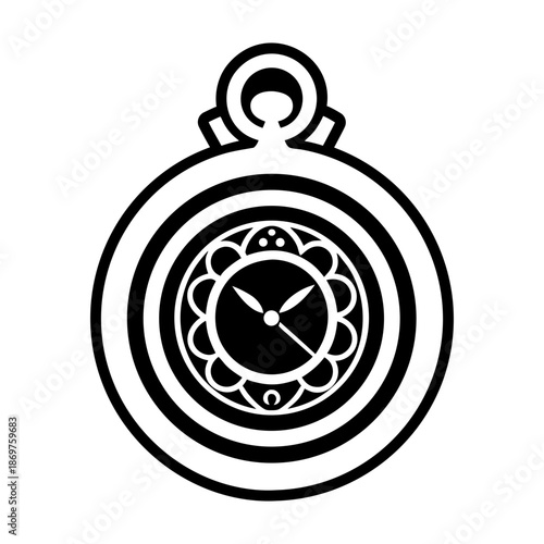 Pocket Watch Glyph Style Symbols