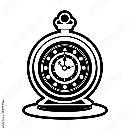 Pocket Watch Glyph Style Symbols