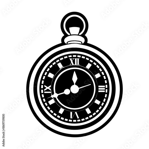 Pocket Watch Glyph Style Icons