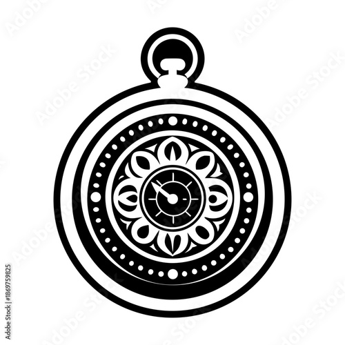 Pocket Watch Glyph Style Icons