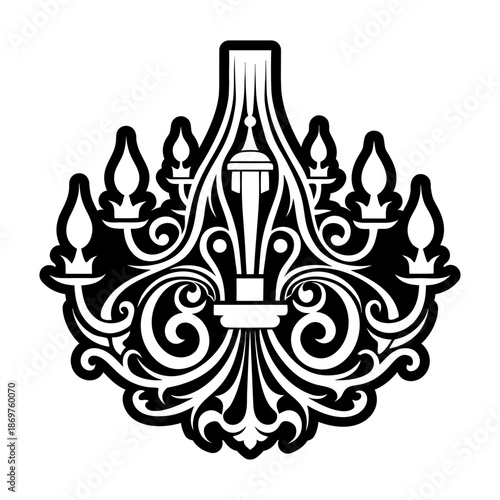 Glyph Style Chandelier Symbols 
