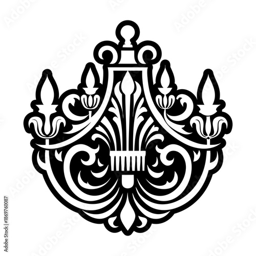 Glyph Style Chandelier Symbols 
