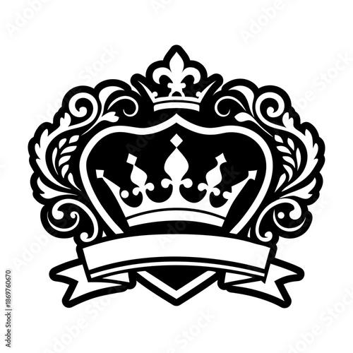 Glyph Style Royalty Icon