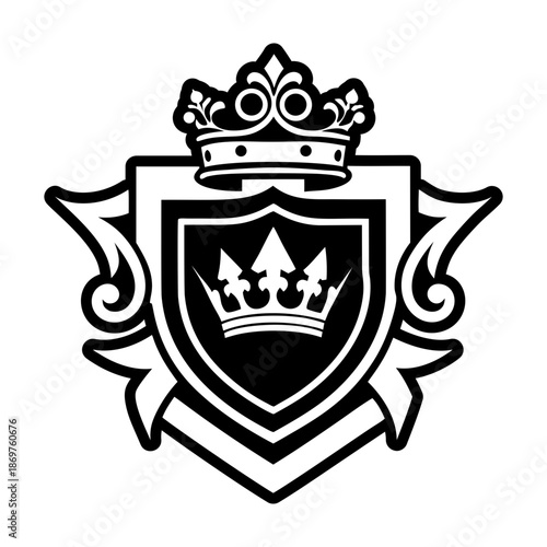 Glyph Style Royalty Icon