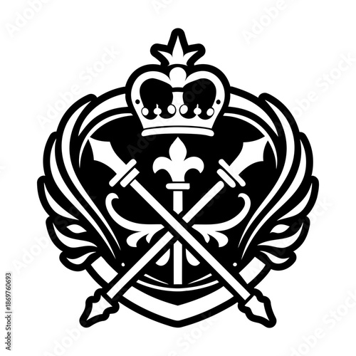 Glyph Style Royalty Icon