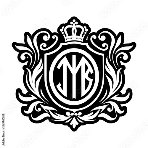  Glyph Style Shield Logos 
