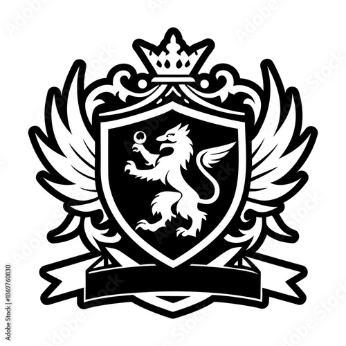  Glyph Style Shield Logos 
