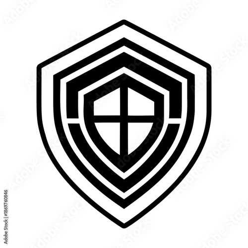 Glyph Style Shield Symbols