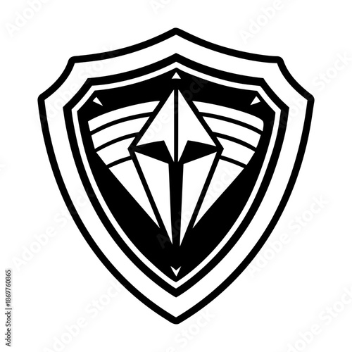 Glyph Style Shield Symbols