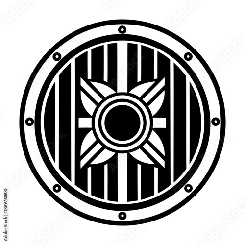 Glyph Style Shield Symbols