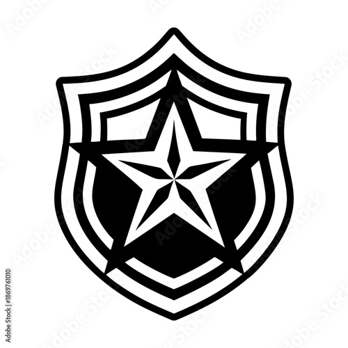  Glyph Style Shield Icons 
