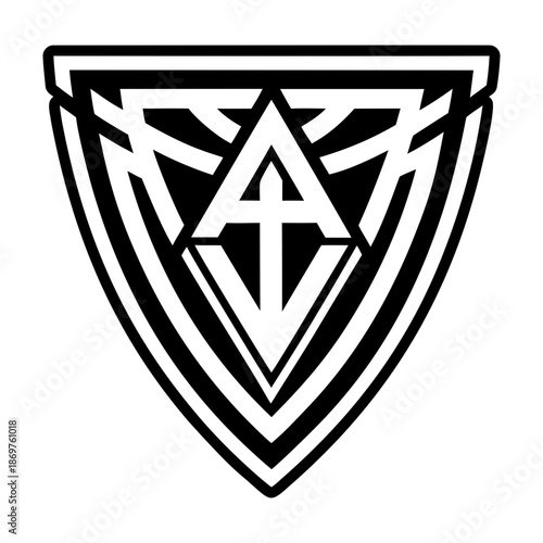  Glyph Style Shield Icons 
