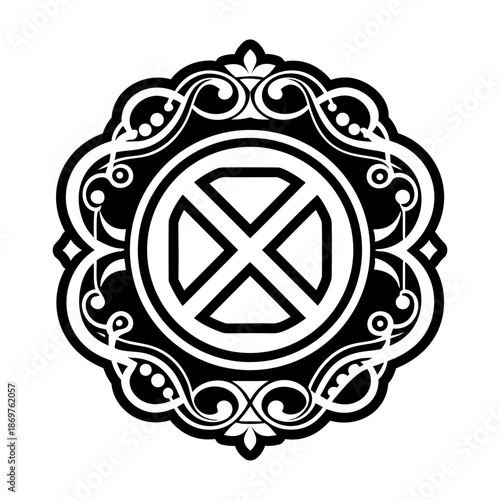 Glyph Style Victorian Icon