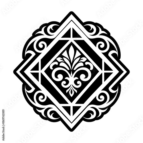 Glyph Style Victorian Icon