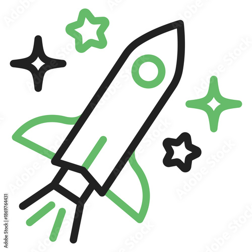 Rocket Ship in Space: A sleek rocket ship soars through the cosmos, leaving a trail of stardust as it embarks on a journey of discovery among the stars.