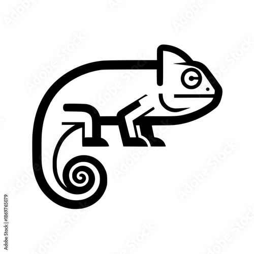 chameleon vector illustration