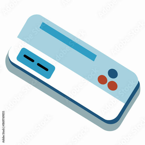 red and white usb flash drive