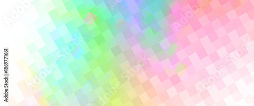 Dark Multicolor, Rainbow vector blurry rectangular background. Geometric background in square style with gradient. The pattern can be used for brand-new background.
