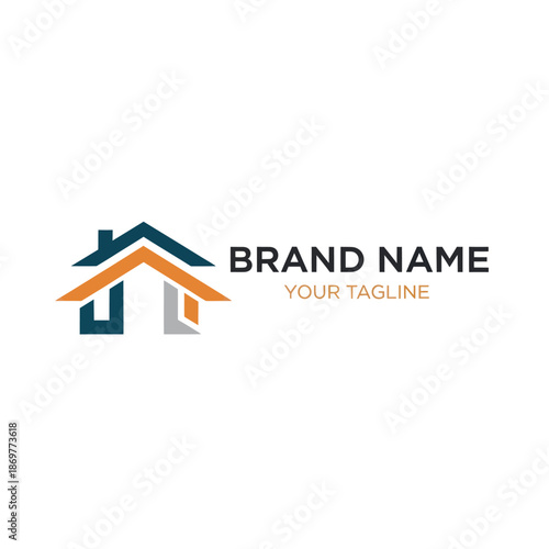 Modern House Logo Template Design Element.