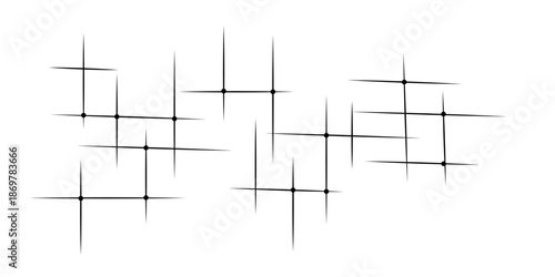 Science technology futuristic concept abstract background. Technology abstract white digital background of connected dot with black stock lines. abstract architectural construction.