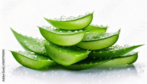Aloe Vera Isolated on Transparent or White Background – Fresh and Natural Plant