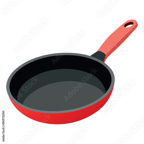Skillet isolated on white background