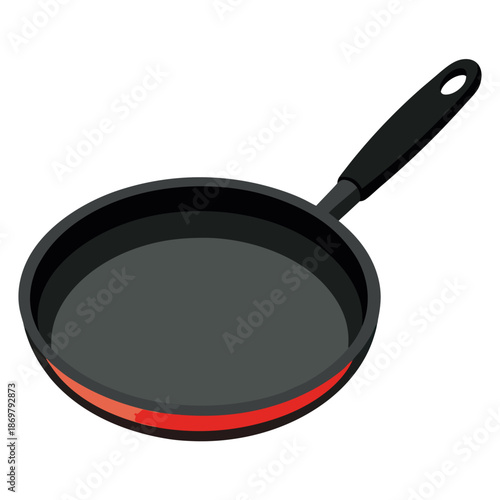 Skillet isolated on white background