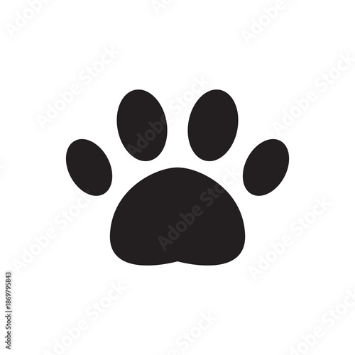 Paw Print Animal Pet Shop Store E-commerce Solid Icon