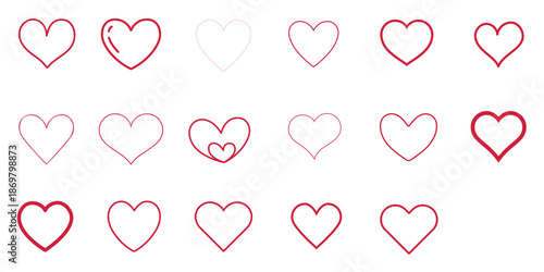 Minimalist pink heart grid pattern for February 14 Valentine, geometric composition with simple romantic stripes, basic love lineup element, parallel linear symmetry, regular red heart array design.