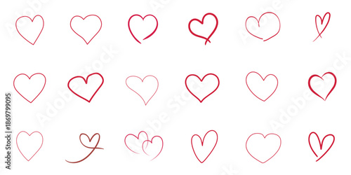 Minimalist pink heart grid pattern for February 14 Valentine, geometric composition with simple romantic stripes, basic love lineup element, parallel linear symmetry, regular red heart array design.