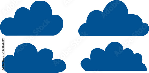 cloud icon set