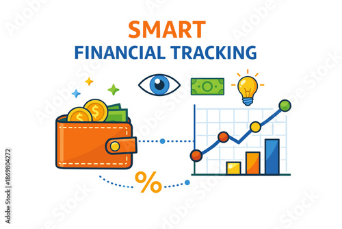 Smart financial tracking: budget, savings, and growth illustrated